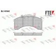 FTE BL1455A2 - Jeu de 4 plaquettes de frein avant