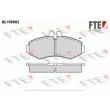 FTE BL1680A2 - Jeu de 4 plaquettes de frein avant