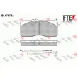 FTE BL1757B2 - Jeu de 4 plaquettes de frein avant