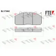 FTE BL1758A2 - Jeu de 4 plaquettes de frein avant
