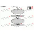 FTE BL1780B1 - Jeu de 4 plaquettes de frein avant