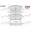 FTE BL1808A2 - Jeu de 4 plaquettes de frein avant