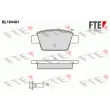 FTE BL1844A1 - Jeu de 4 plaquettes de frein arrière