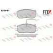 FTE BL1894B4 - Jeu de 4 plaquettes de frein avant