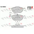 FTE BL1908A2 - Jeu de 4 plaquettes de frein avant