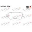 Jeu de 4 plaquettes de frein avant FTE [BL2014A3]