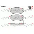 FTE BL2052A4 - Jeu de 4 plaquettes de frein avant