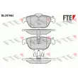 FTE BL2076A2 - Jeu de 4 plaquettes de frein arrière