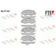 FTE BL2171A1 - Jeu de 4 plaquettes de frein avant