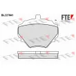 FTE BL2276A1 - Jeu de 4 plaquettes de frein arrière
