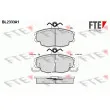 FTE BL2333A1 - Jeu de 4 plaquettes de frein avant