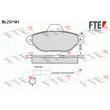 FTE BL2371A1 - Jeu de 4 plaquettes de frein avant