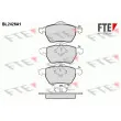 FTE BL2426A1 - Jeu de 4 plaquettes de frein avant