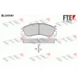 FTE BL2431A1 - Jeu de 4 plaquettes de frein avant