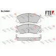 FTE BL2448A1 - Jeu de 4 plaquettes de frein avant