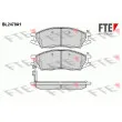 FTE BL2470A1 - Jeu de 4 plaquettes de frein avant