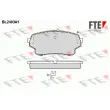 FTE BL2493A1 - Jeu de 4 plaquettes de frein avant