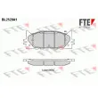 FTE BL2520A1 - Jeu de 4 plaquettes de frein avant