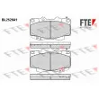 FTE BL2526A1 - Jeu de 4 plaquettes de frein avant