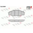 FTE BL2536A1 - Jeu de 4 plaquettes de frein avant