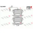 FTE BL2548C1 - Jeu de 4 plaquettes de frein avant