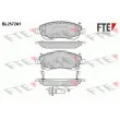 FTE BL2572A1 - Jeu de 4 plaquettes de frein avant