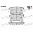FTE BL2602A1 - Jeu de 4 plaquettes de frein arrière