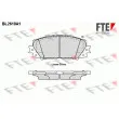 FTE BL2610A1 - Jeu de 4 plaquettes de frein avant