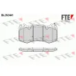 FTE BL2624A1 - Jeu de 4 plaquettes de frein avant