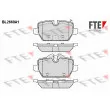 FTE BL2660A1 - Jeu de 4 plaquettes de frein arrière