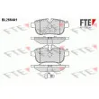 FTE BL2664A1 - Jeu de 4 plaquettes de frein arrière