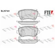 FTE BL2671A1 - Jeu de 4 plaquettes de frein avant