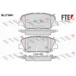 FTE BL2738A1 - Jeu de 4 plaquettes de frein avant