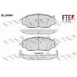 FTE BL2800A1 - Jeu de 4 plaquettes de frein avant