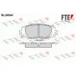 FTE BL2805A1 - Jeu de 4 plaquettes de frein avant