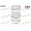 FTE BL2809A1 - Jeu de 4 plaquettes de frein arrière