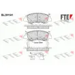 FTE BL2811A1 - Jeu de 4 plaquettes de frein avant