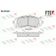FTE BL2812A1 - Jeu de 4 plaquettes de frein avant