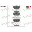 FTE BL2828A1 - Jeu de 4 plaquettes de frein avant
