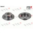 FTE BS1017 - Jeu de 2 disques de frein arrière