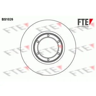 FTE BS1026 - Jeu de 2 disques de frein avant