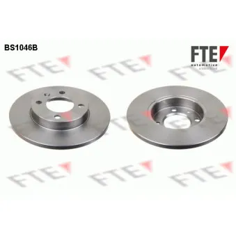 FTE BS1046B - Jeu de 2 disques de frein avant