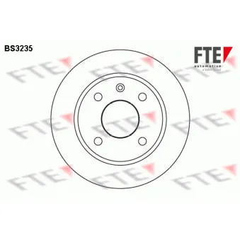FTE BS3235 - Jeu de 2 disques de frein avant