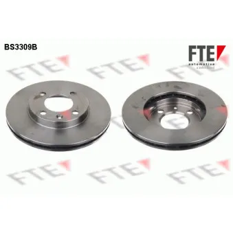 FTE BS3309B - Jeu de 2 disques de frein avant