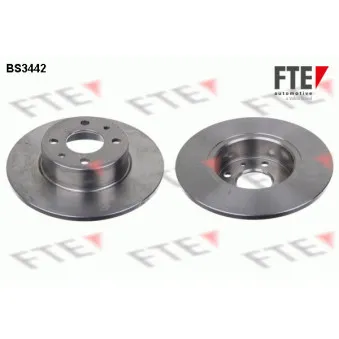FTE BS3442 - Jeu de 2 disques de frein arrière