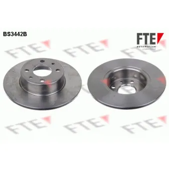 FTE BS3442B - Jeu de 2 disques de frein arrière