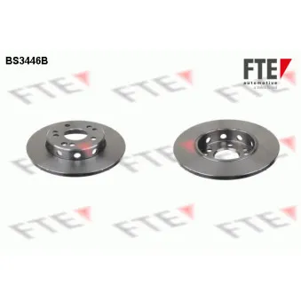 FTE BS3446B - Jeu de 2 disques de frein avant