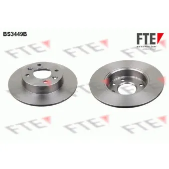 FTE BS3449B - Jeu de 2 disques de frein avant