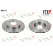 FTE BS3477 - Jeu de 2 disques de frein avant
