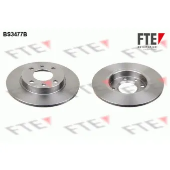 FTE BS3477B - Jeu de 2 disques de frein avant